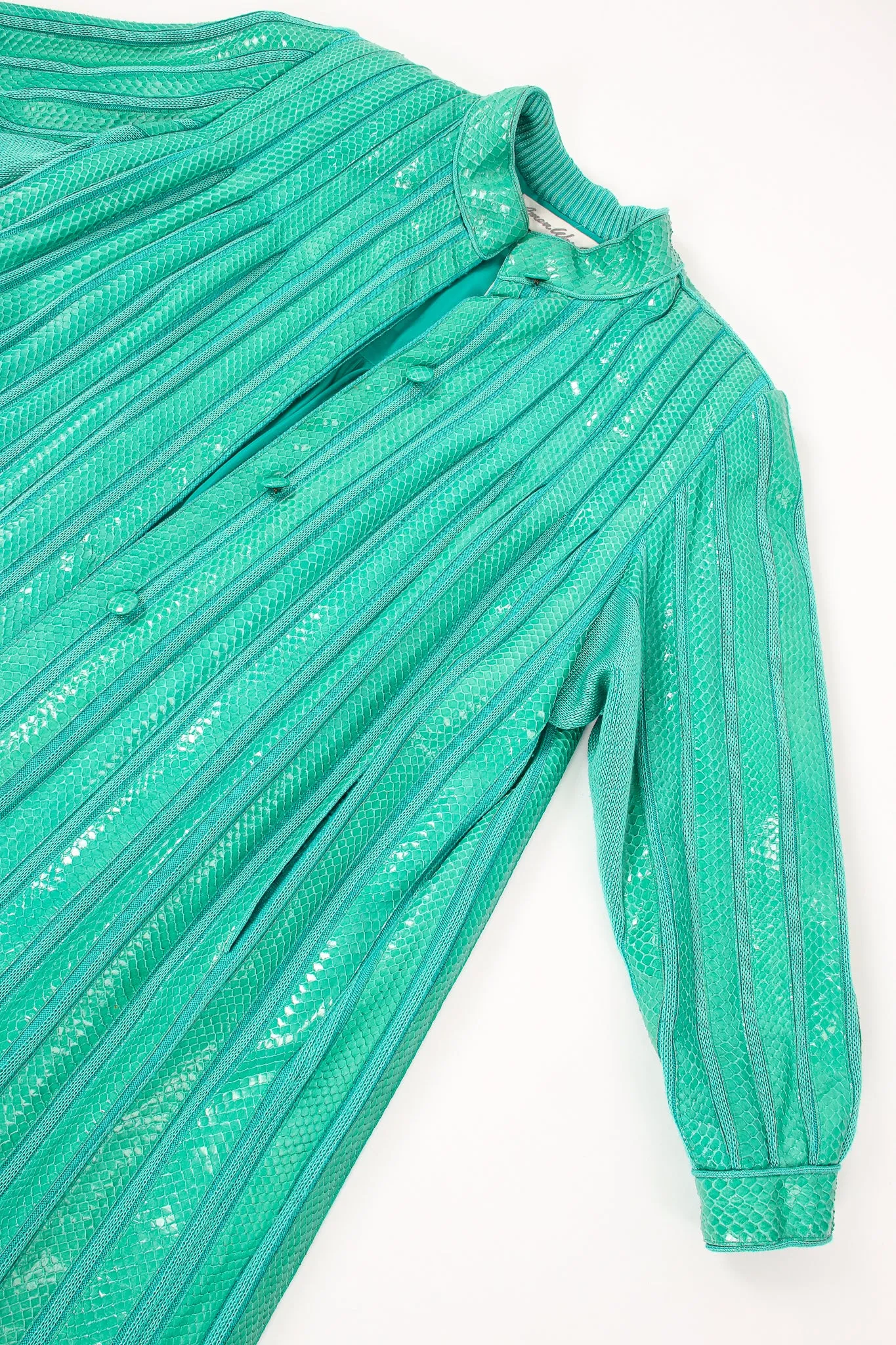 Snake Stripe Swing Coat