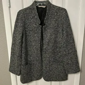 Soft Surroundings Women’s (XS) St James Marled Jacket Black White Blazer