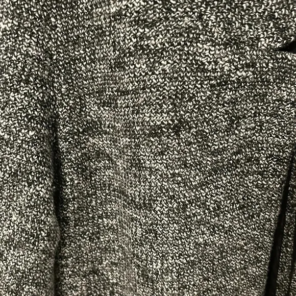 Soft Surroundings Women’s (XS) St James Marled Jacket Black White Blazer