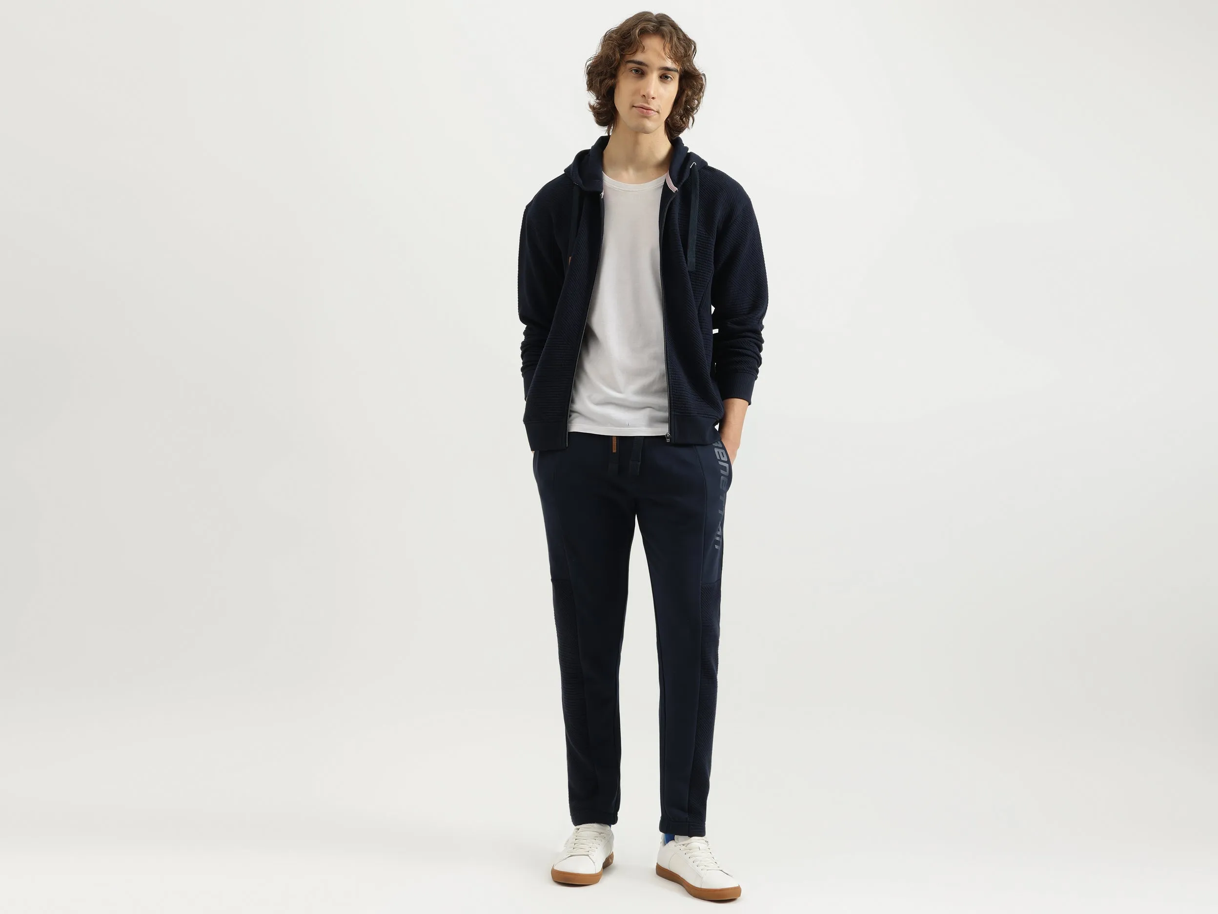 Solid Baggy Fit Sweatpants