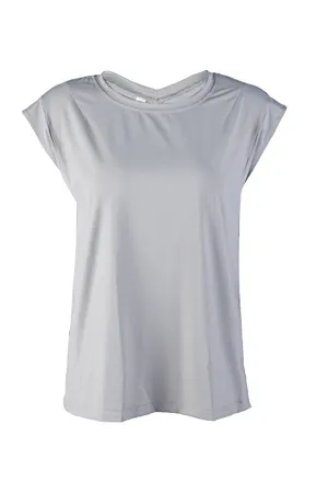 Solid color loose sports T-shirt