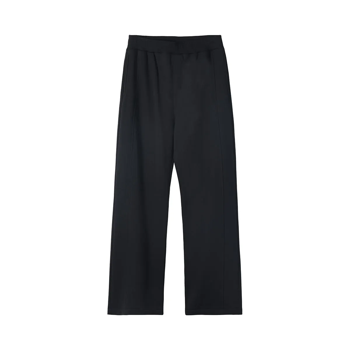 Solid Color Thick Baggy Trousers