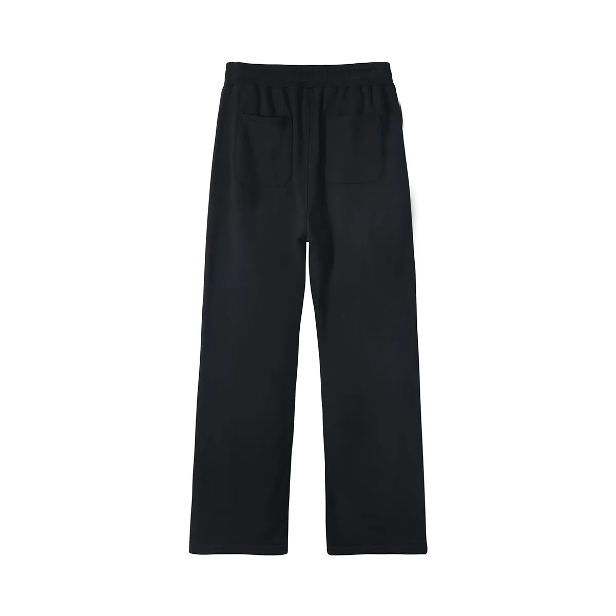 Solid Color Thick Baggy Trousers