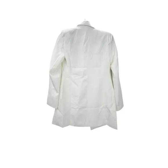 Steve Madden BM408393 Lana Long Sleeve Blazer Minidress In White Size XS NWOT