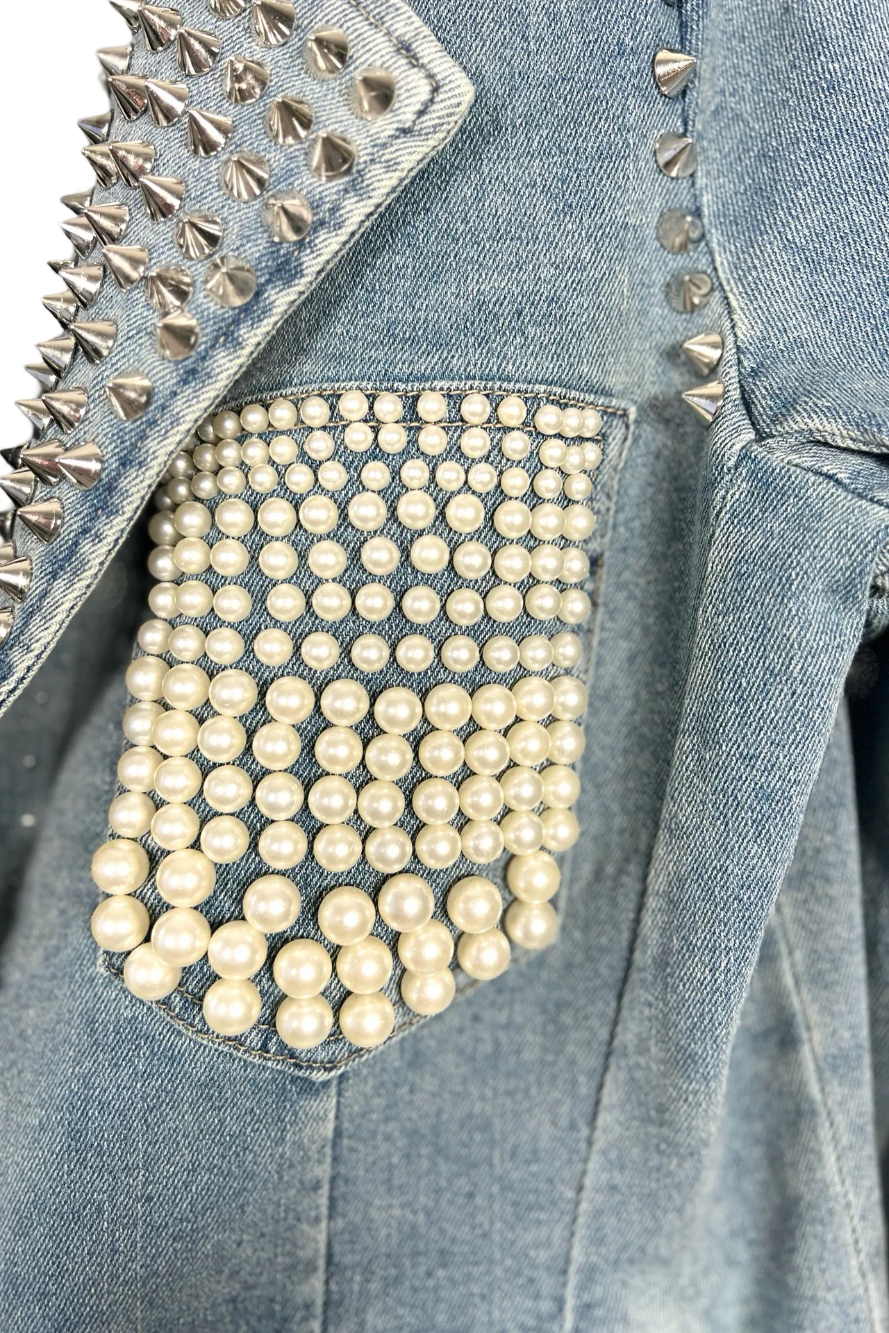Studded Pearl Blazer