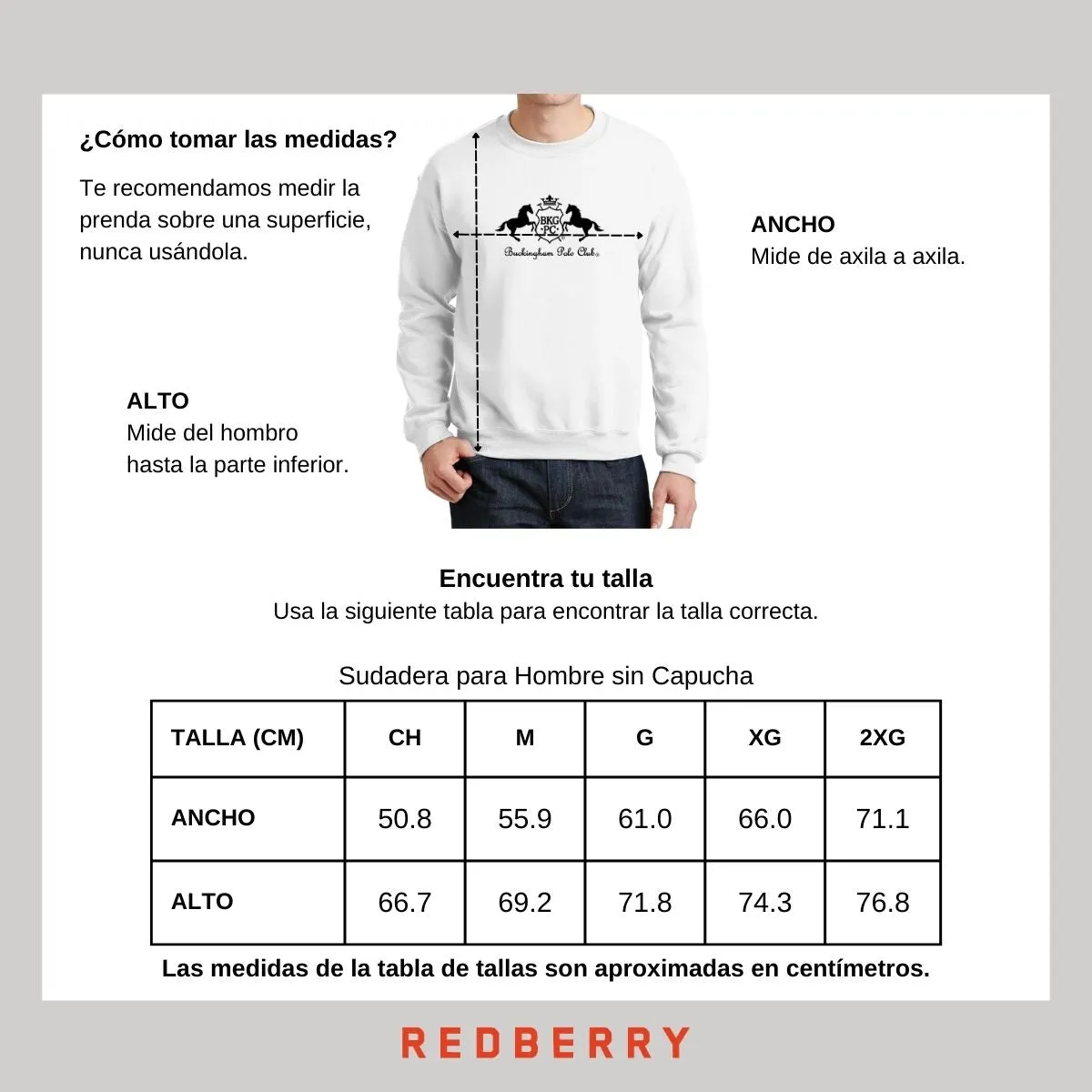 Sudadera Deportiva Hombre Buckingham Polo Club Logo