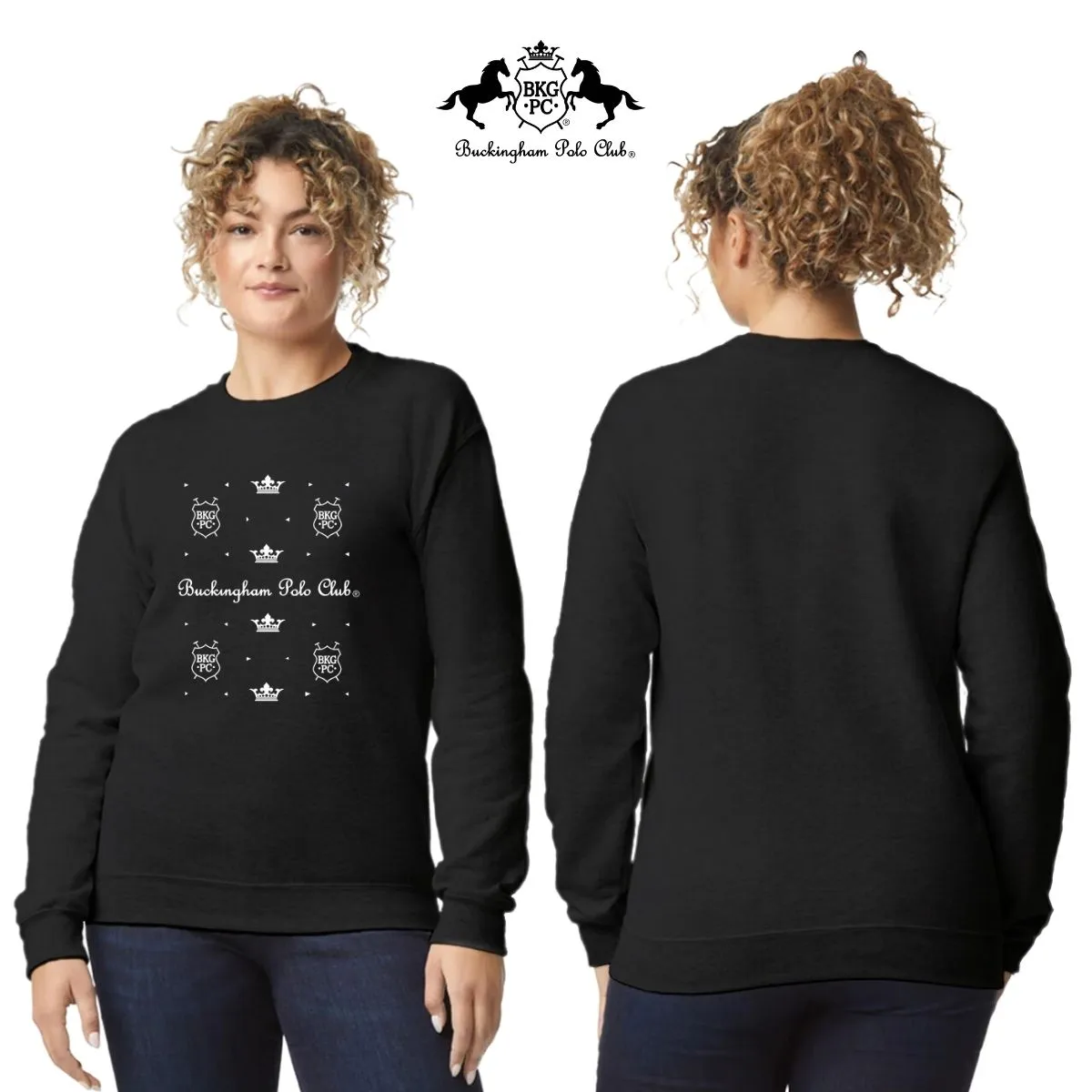Sudadera Deportiva Mujer Buckingham Polo Club Coronas