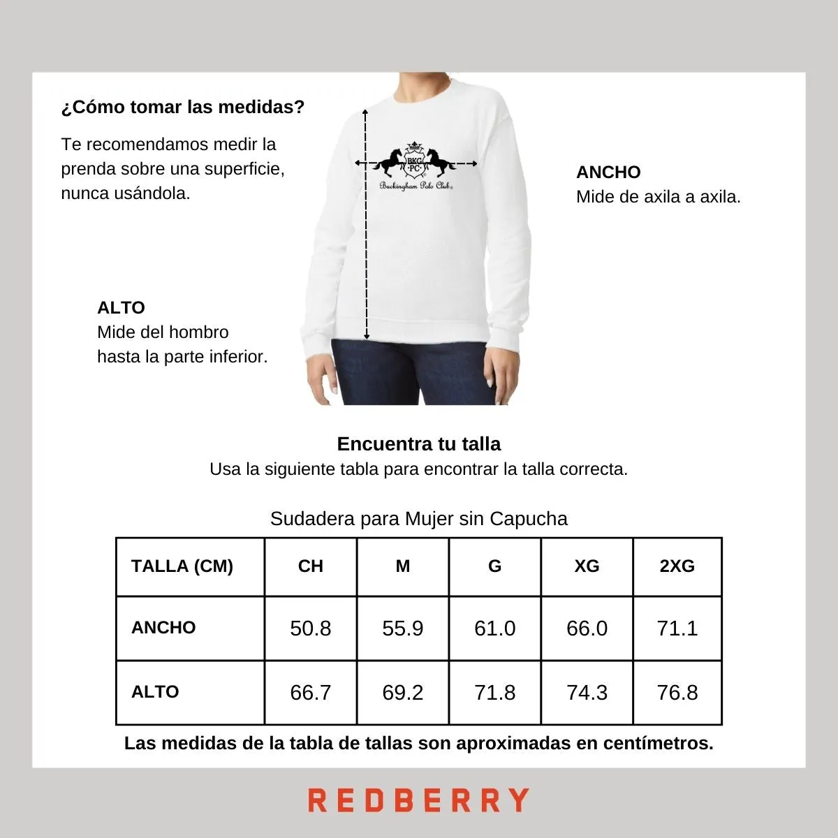 Sudadera Deportiva Mujer Buckingham Polo Club Logo