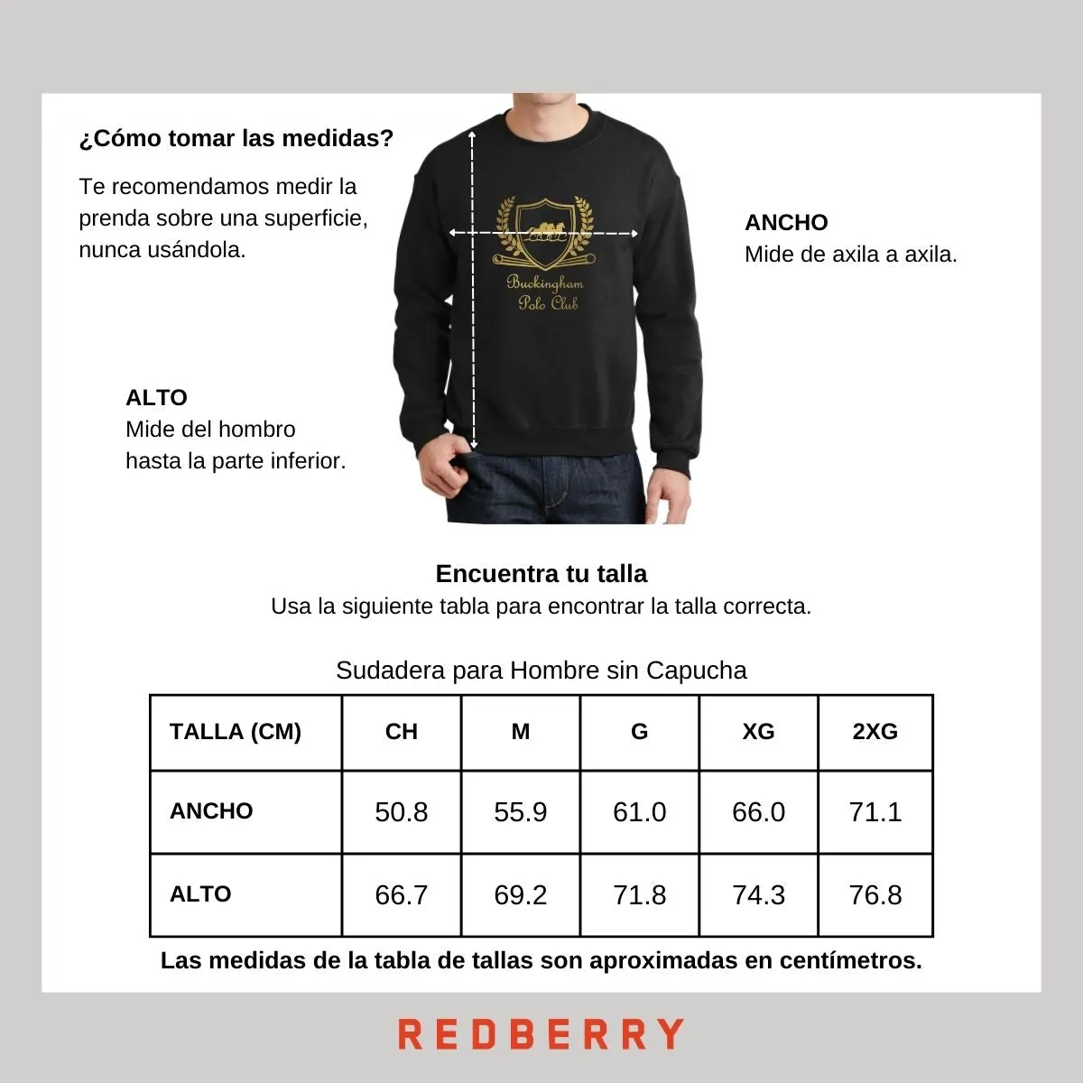 Sudadera Hombre Buckingham Polo Club Royal