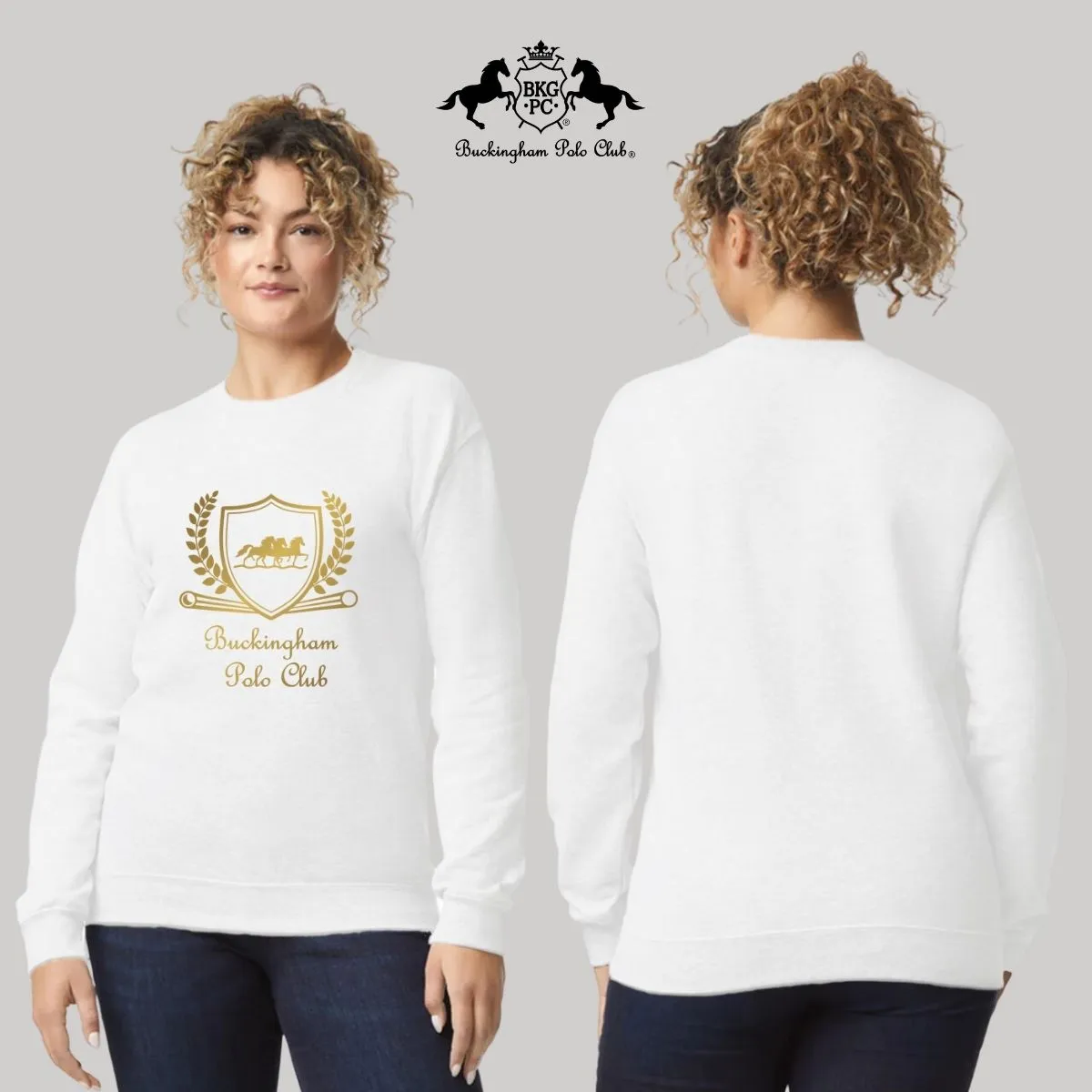 Sudadera Mujer Buckingham Polo Club Royal