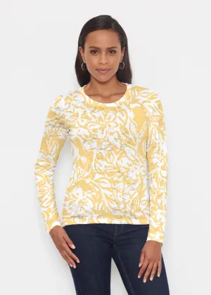 Summer Breeze Golden (8169) ~ Signature Long Sleeve Crew Shirt