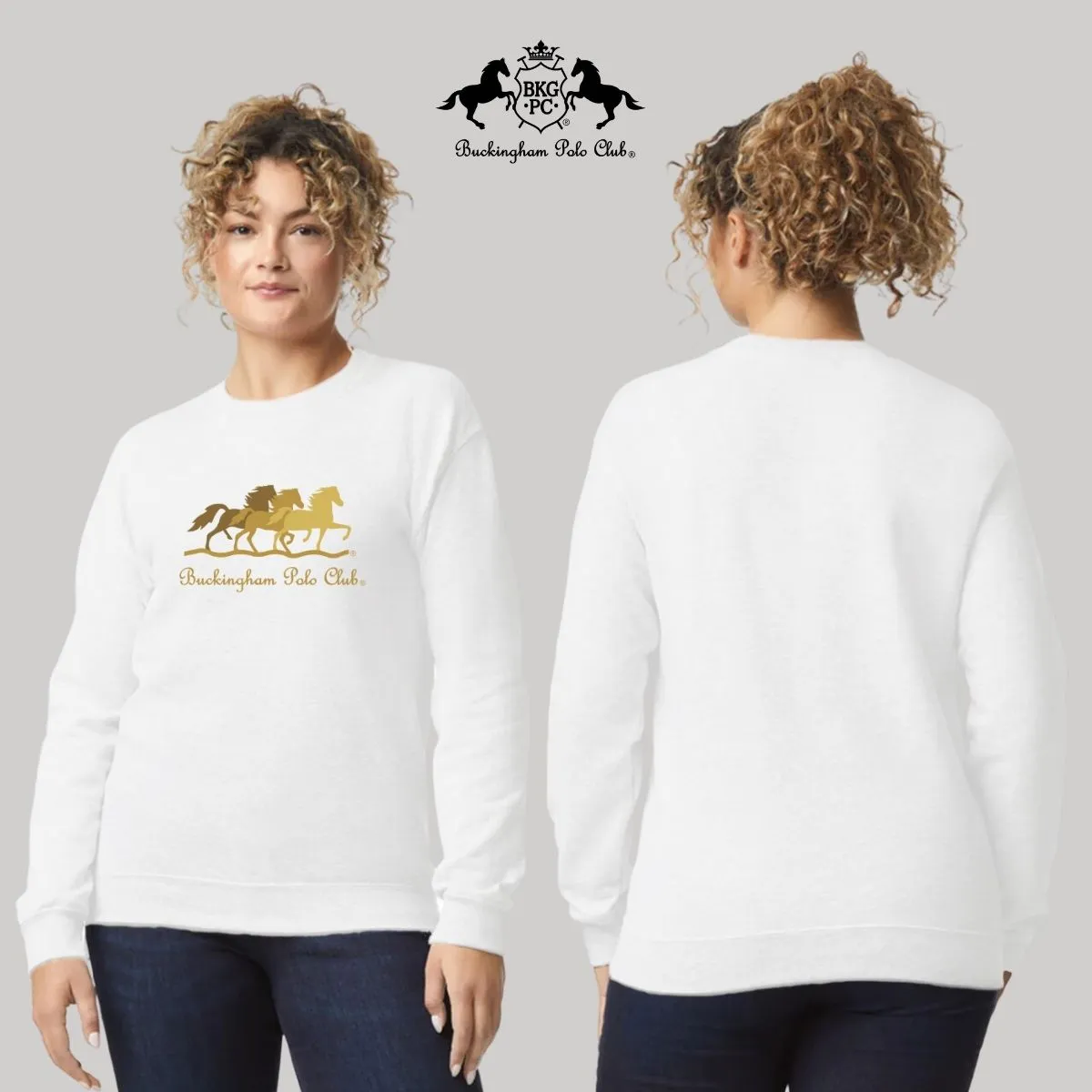 Sweater Suéter Mujer Buckingham Polo Club Caballos