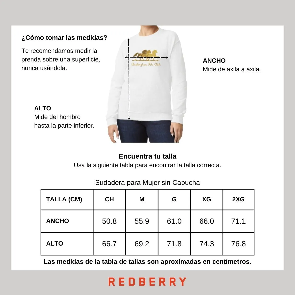 Sweater Suéter Mujer Buckingham Polo Club Caballos