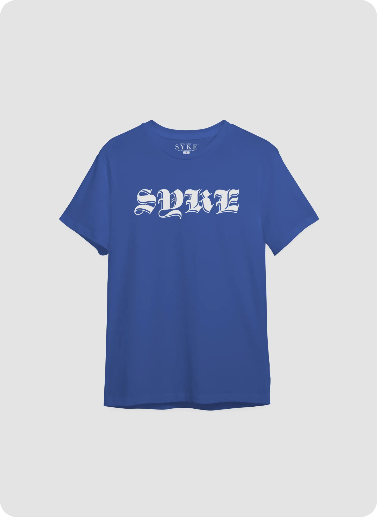 SYKE Waves Youth T-Shirt - Flo Blue