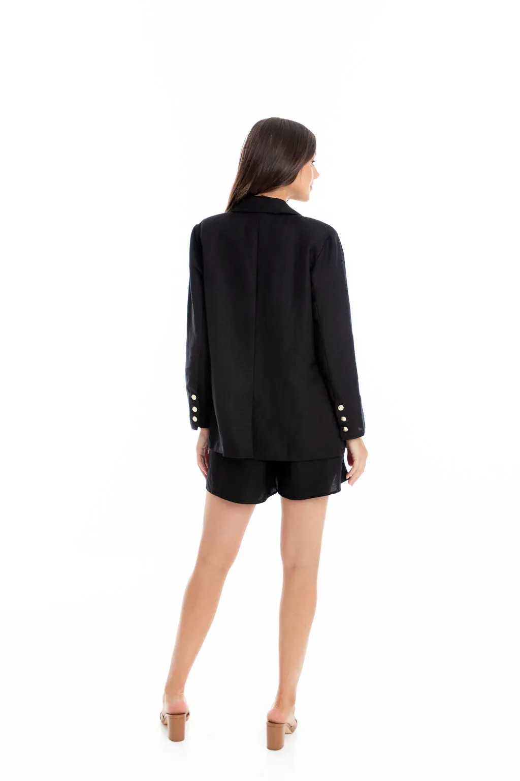 T041 Core Summer Blazer Black
