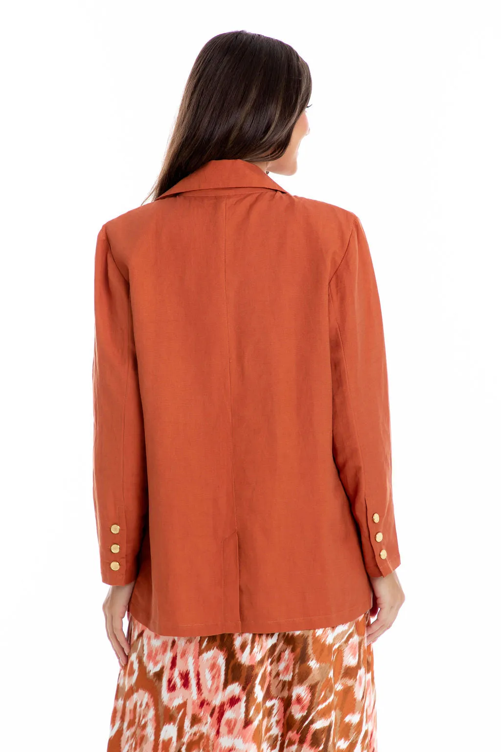 T041 Core Summer Blazer brick