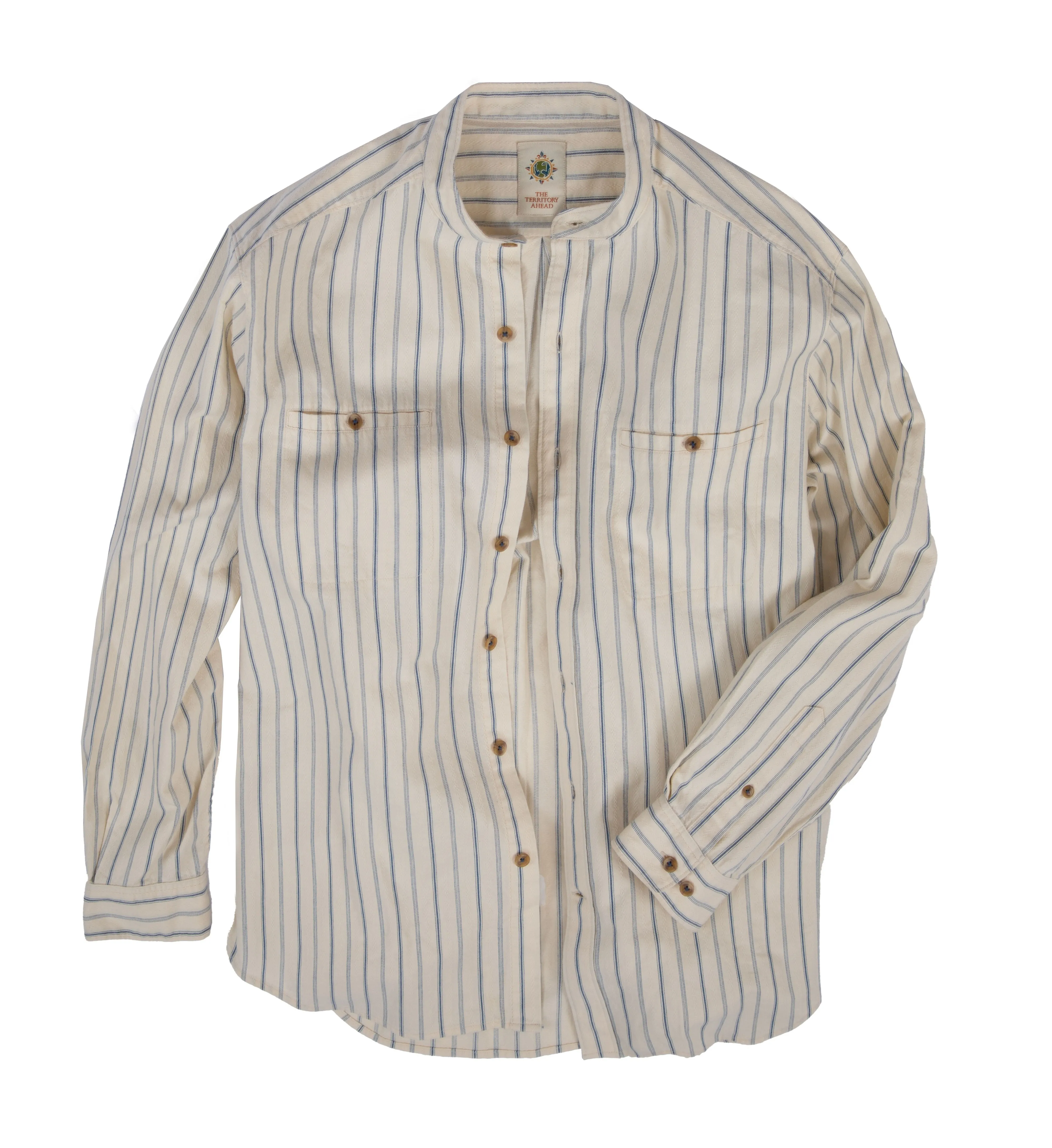 Tall Banded Collar Work Shirt