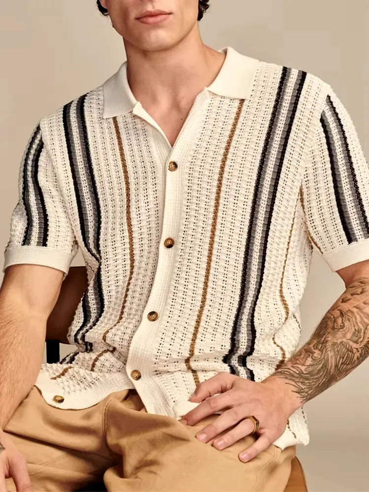 Tavio Open Knit Shirt
