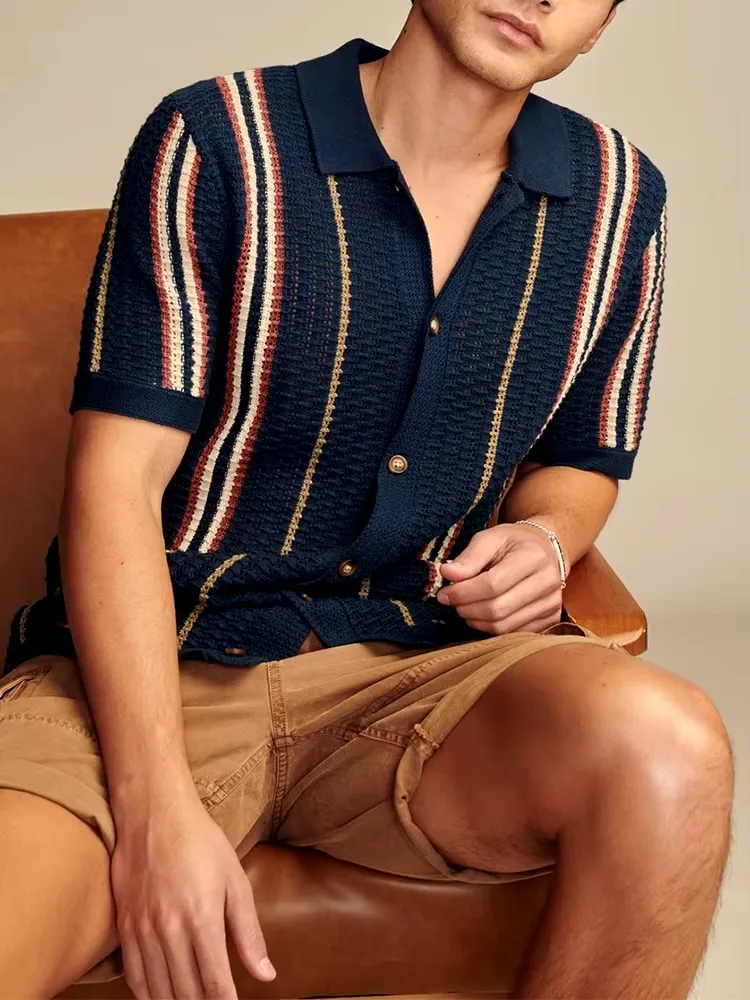 Tavio Open Knit Shirt