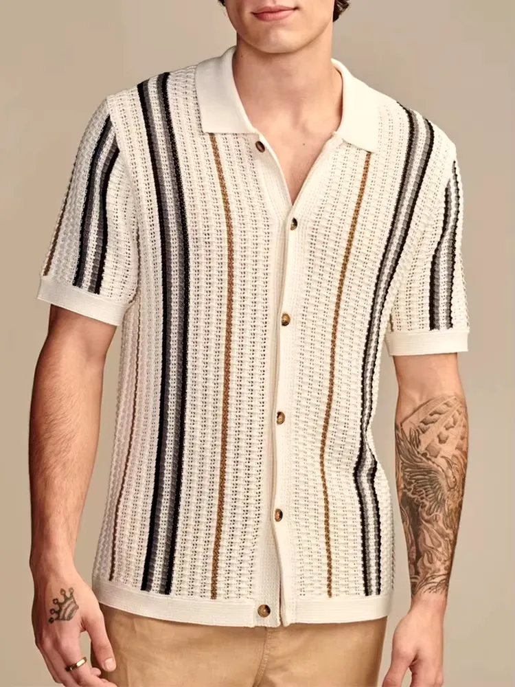 Tavio Open Knit Shirt