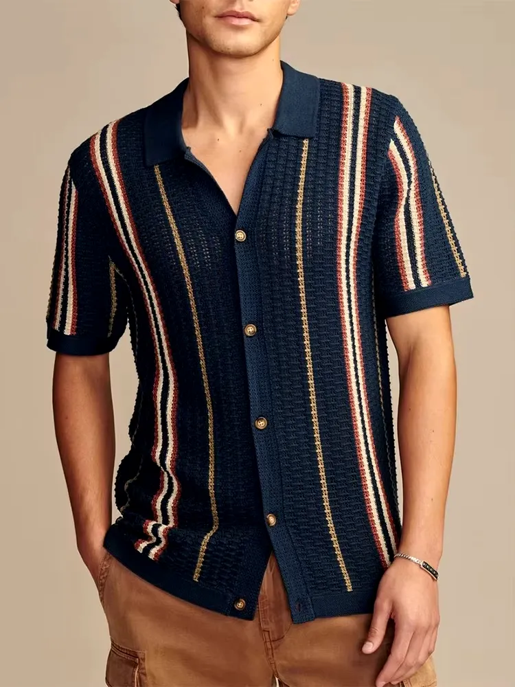 Tavio Open Knit Shirt