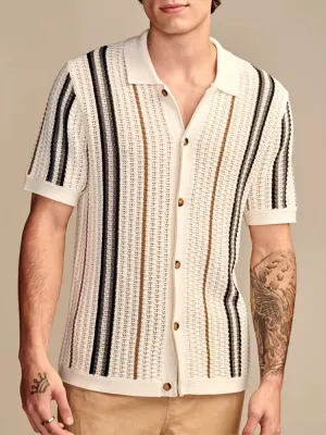 Tavio Open Knit Shirt