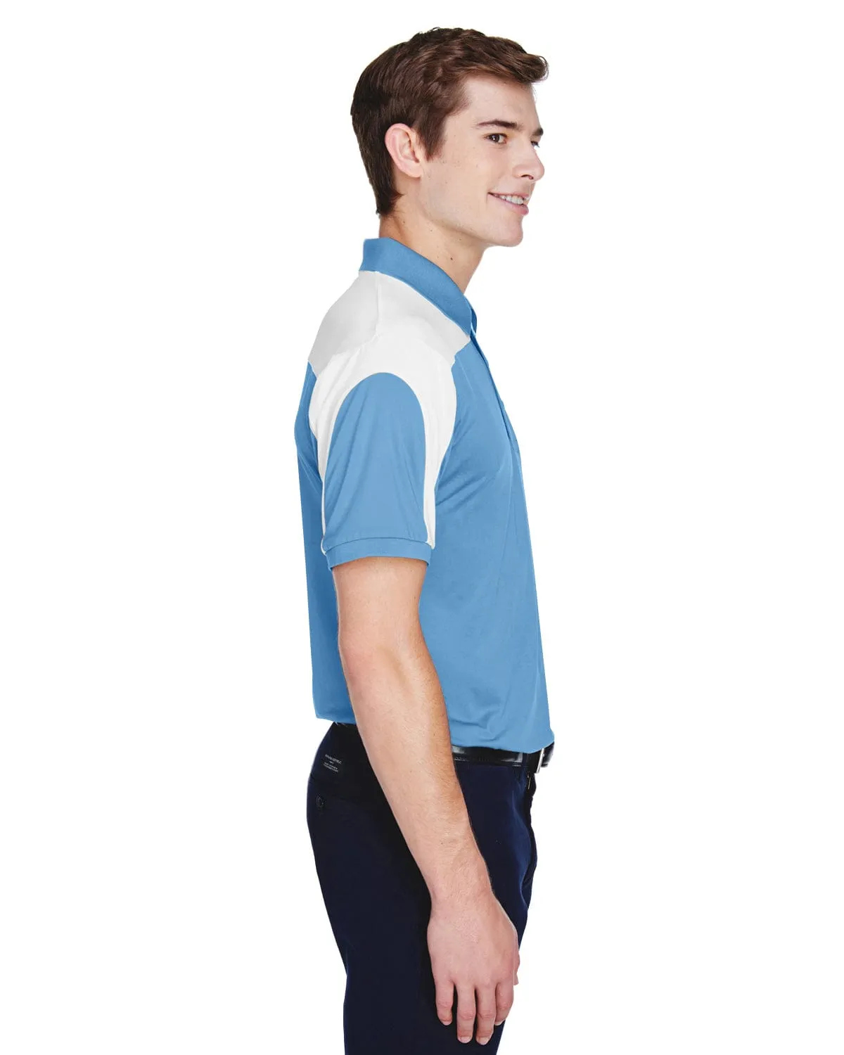 Team 365 Mens Victor Performance Polo | Sport Light Blue