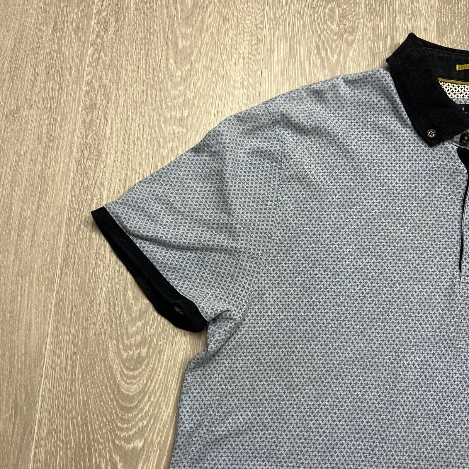 Ted Baker Mens Blue Polo Shirt Size 4