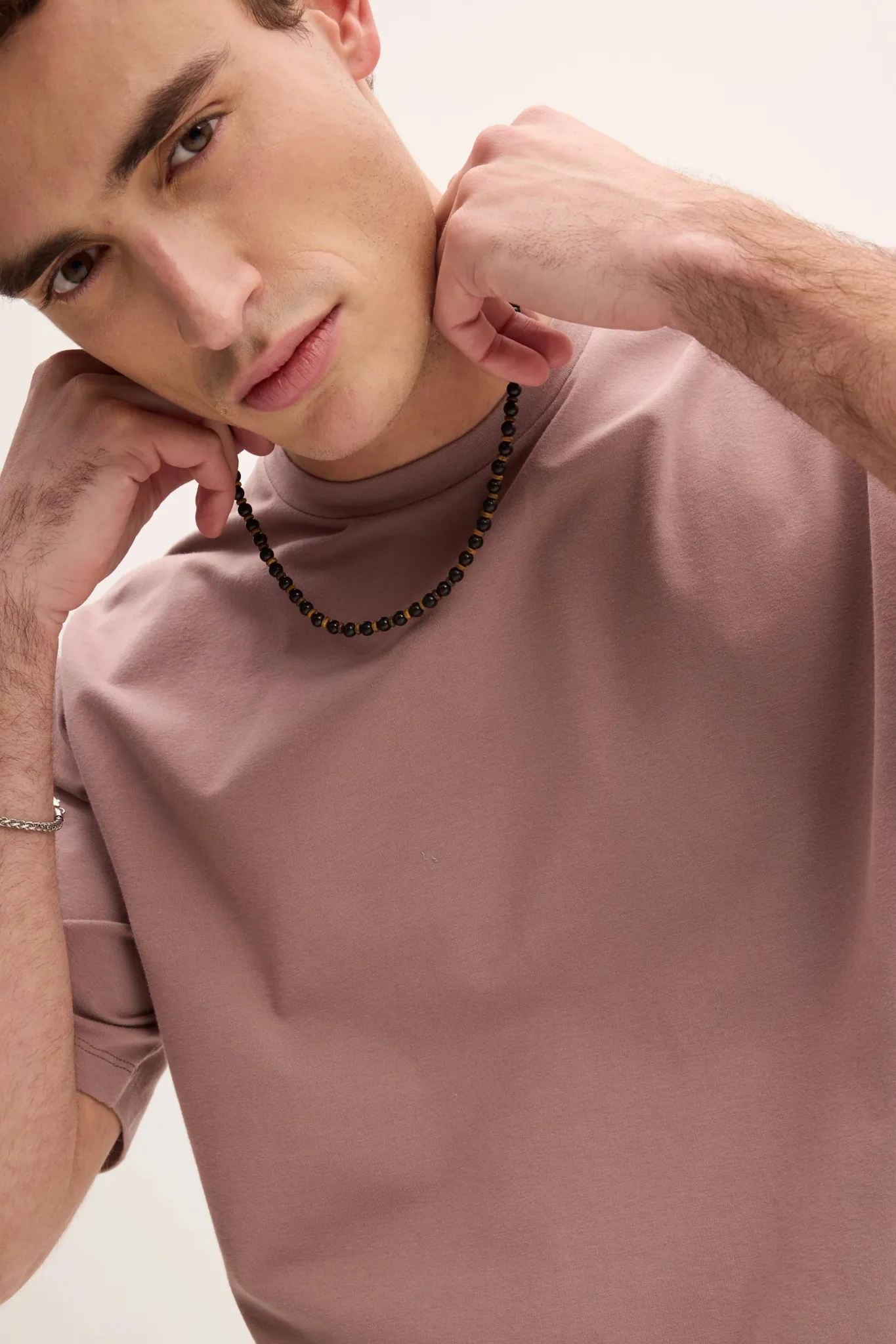 TED T-SHIRT - ROSE BROWN
