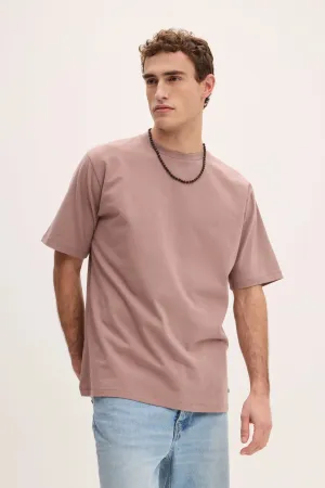 TED T-SHIRT - ROSE BROWN