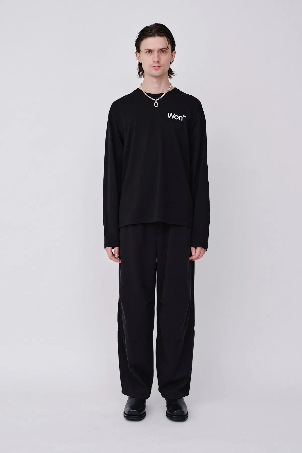The Staff Tee LS M - Black