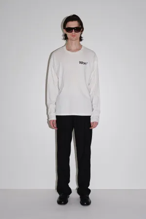 The Staff Tee LS M - White