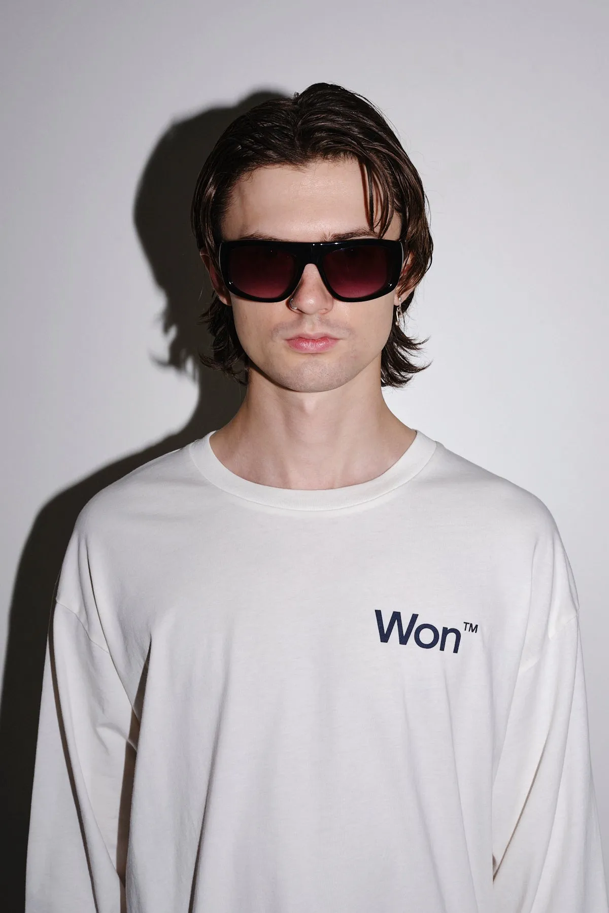 The Staff Tee LS M - White