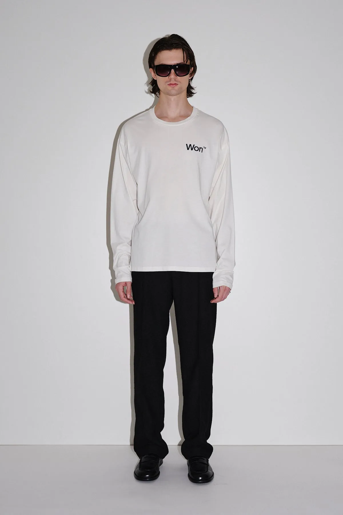 The Staff Tee LS M - White