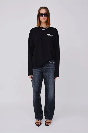 The Staff Tee LS W - Black