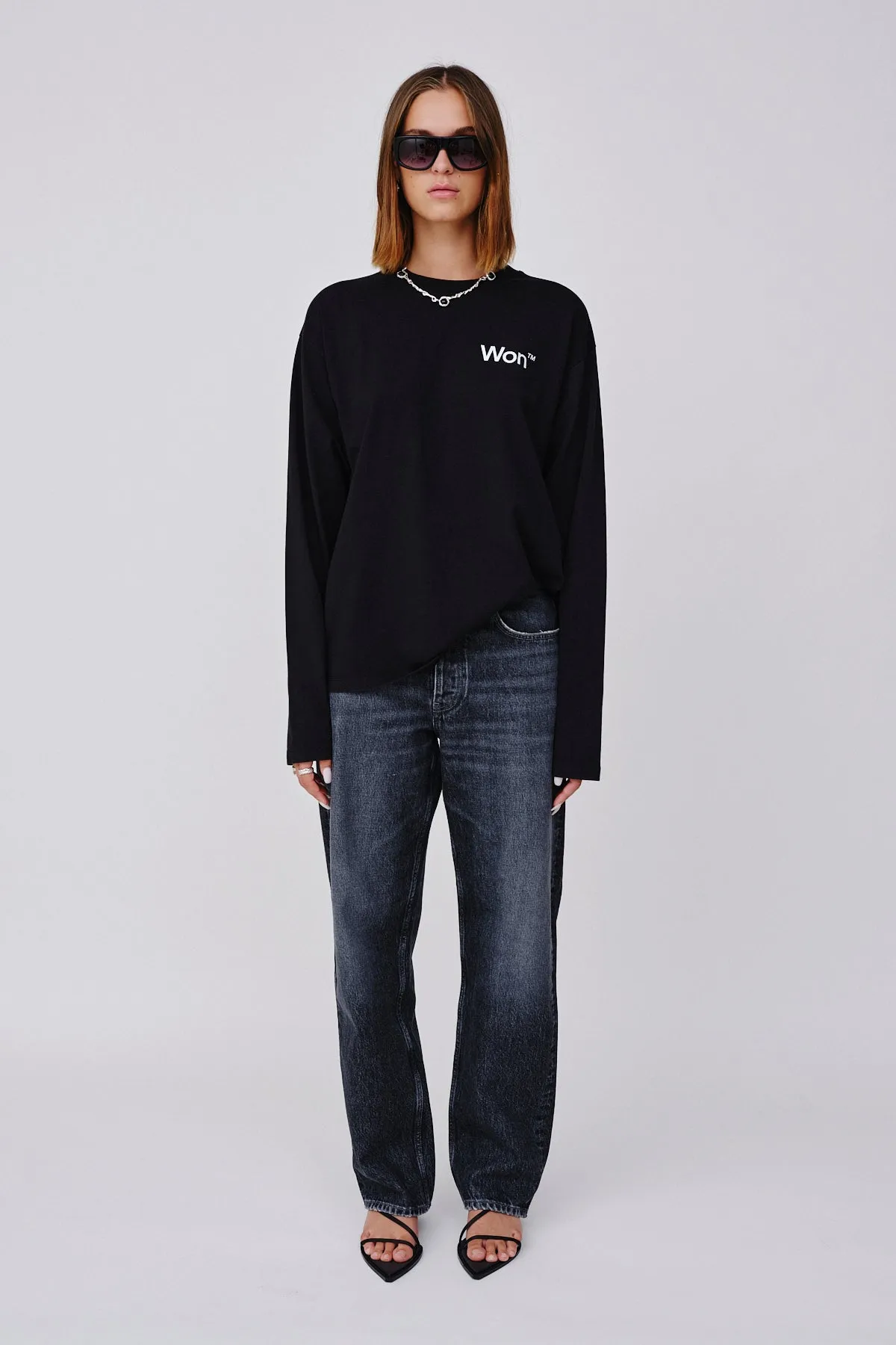 The Staff Tee LS W - Black