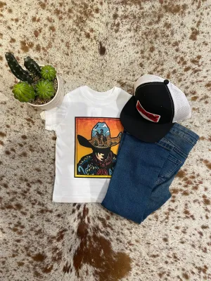 The Whole Herd Cowboy Hat Scene Western Graphic