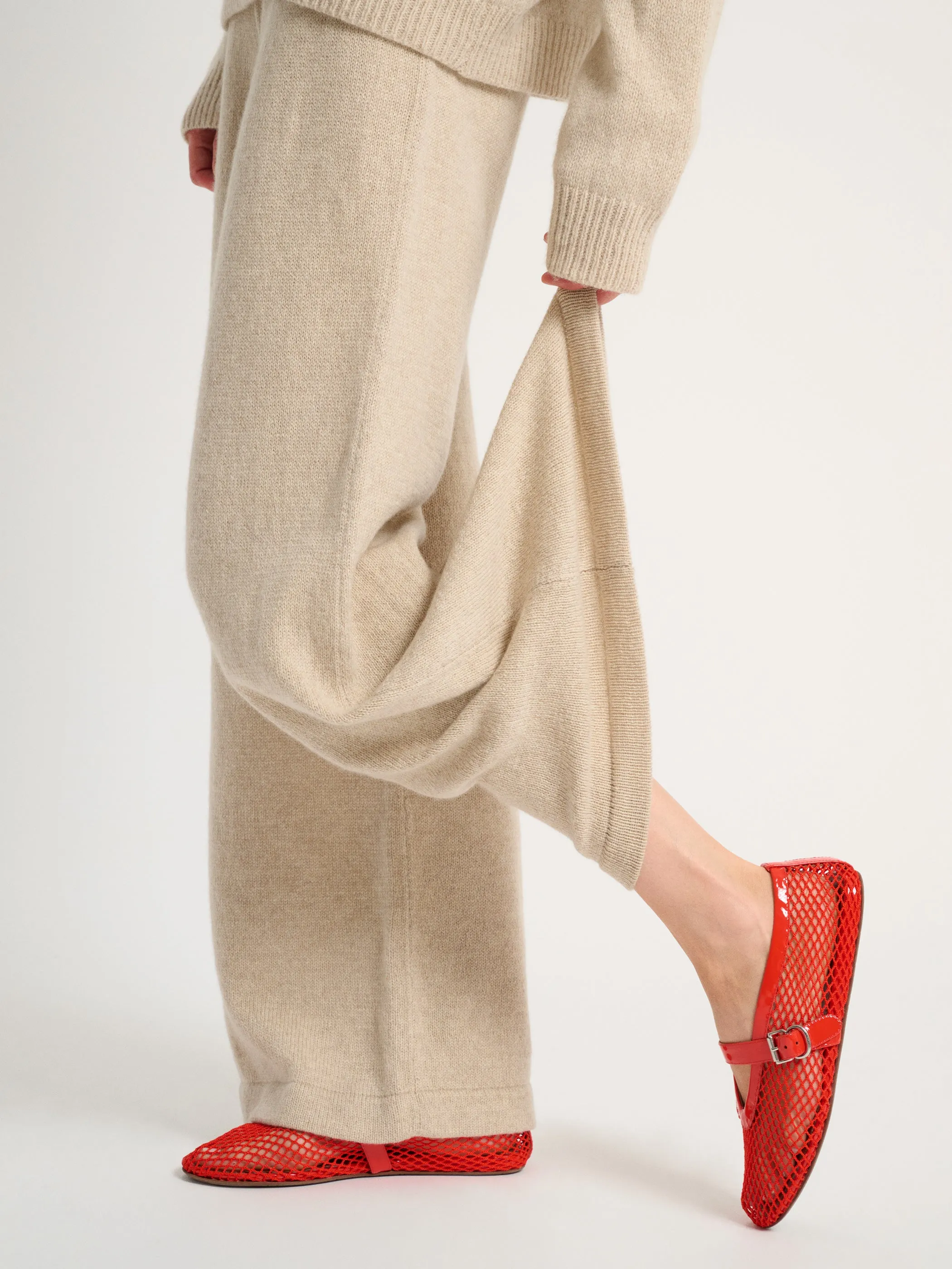 The Zephyra Flare Pants in Cashmere