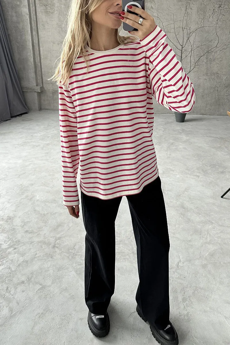TJ626 Stripes Cotton Shirt