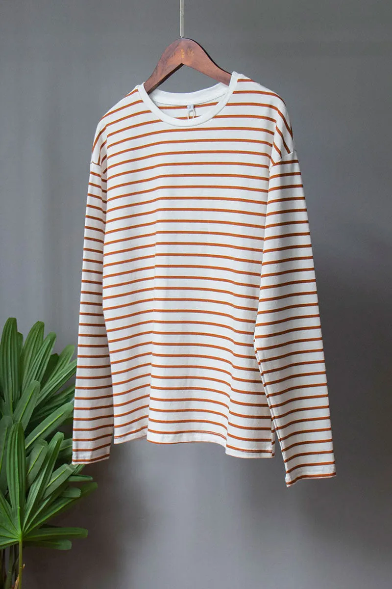 TJ626 Stripes Cotton Shirt