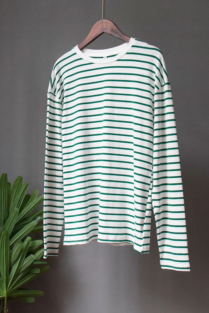 TJ626 Stripes Cotton Shirt