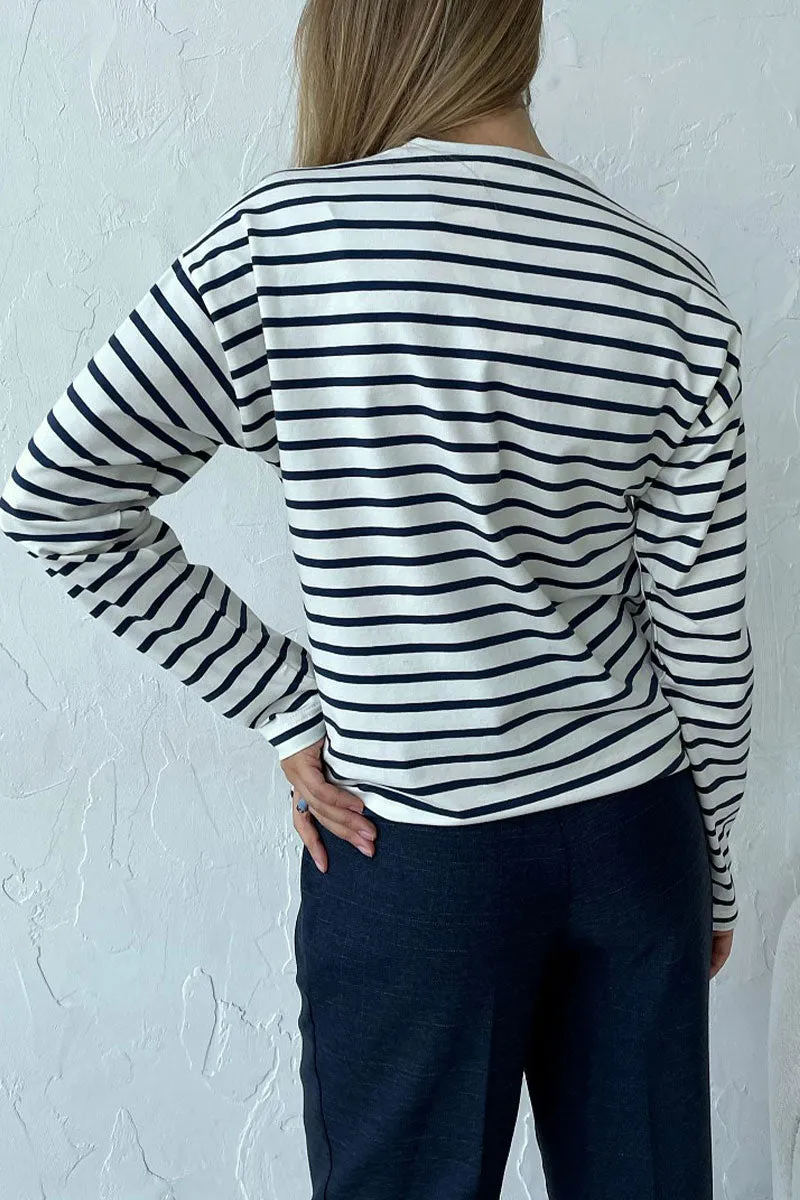TJ626 Stripes Cotton Shirt