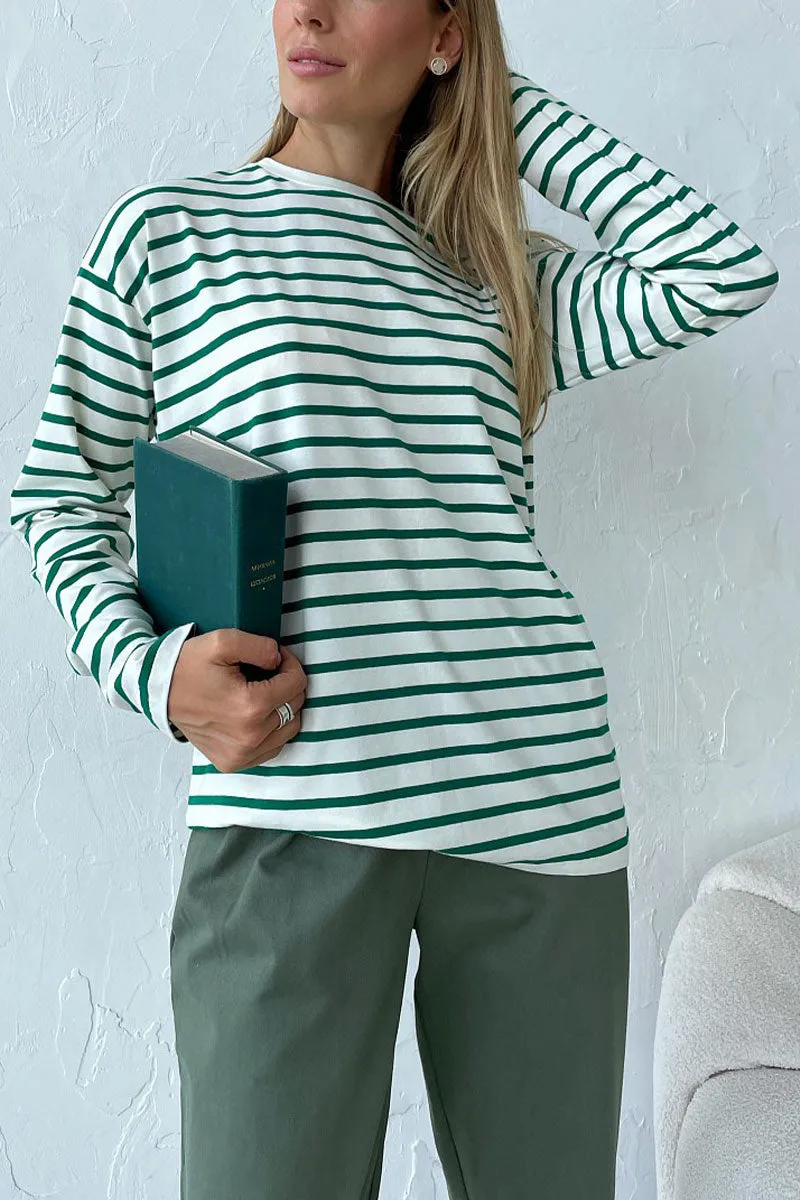 TJ626 Stripes Cotton Shirt