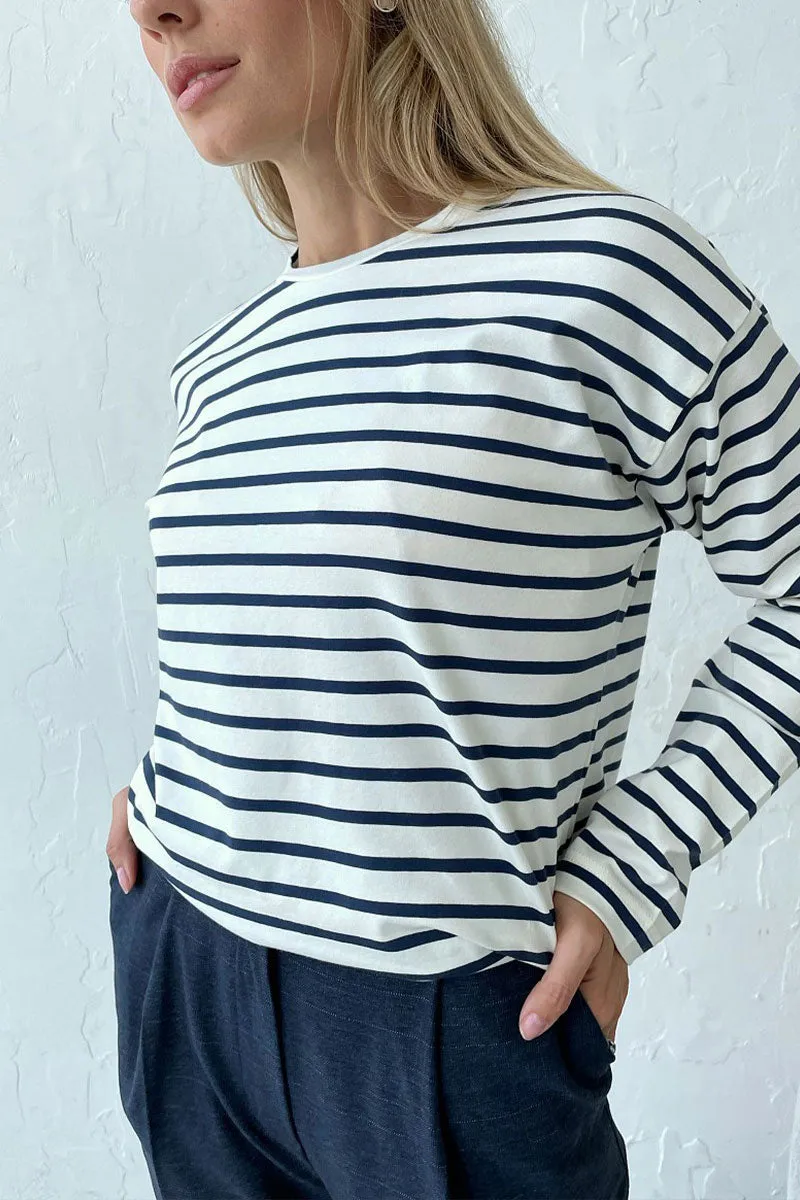 TJ626 Stripes Cotton Shirt