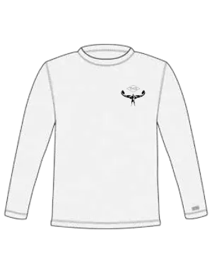TKS Hybrid Pro Sunshirt - White LS