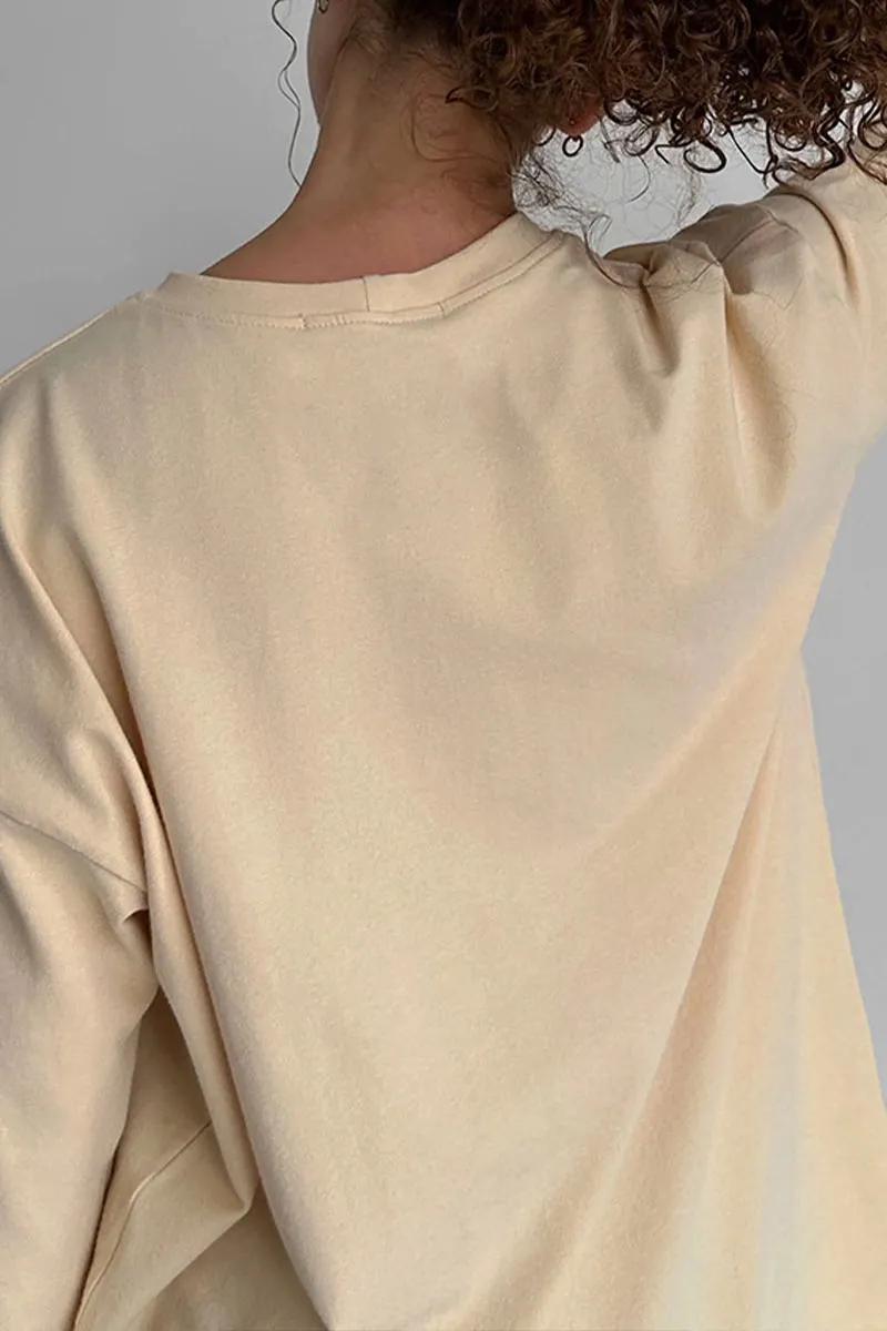 TL0239 Oversized Long Sleeve Shirt