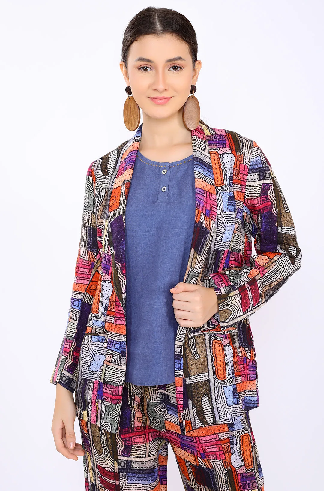 Tokyo Print Lounge Blazer