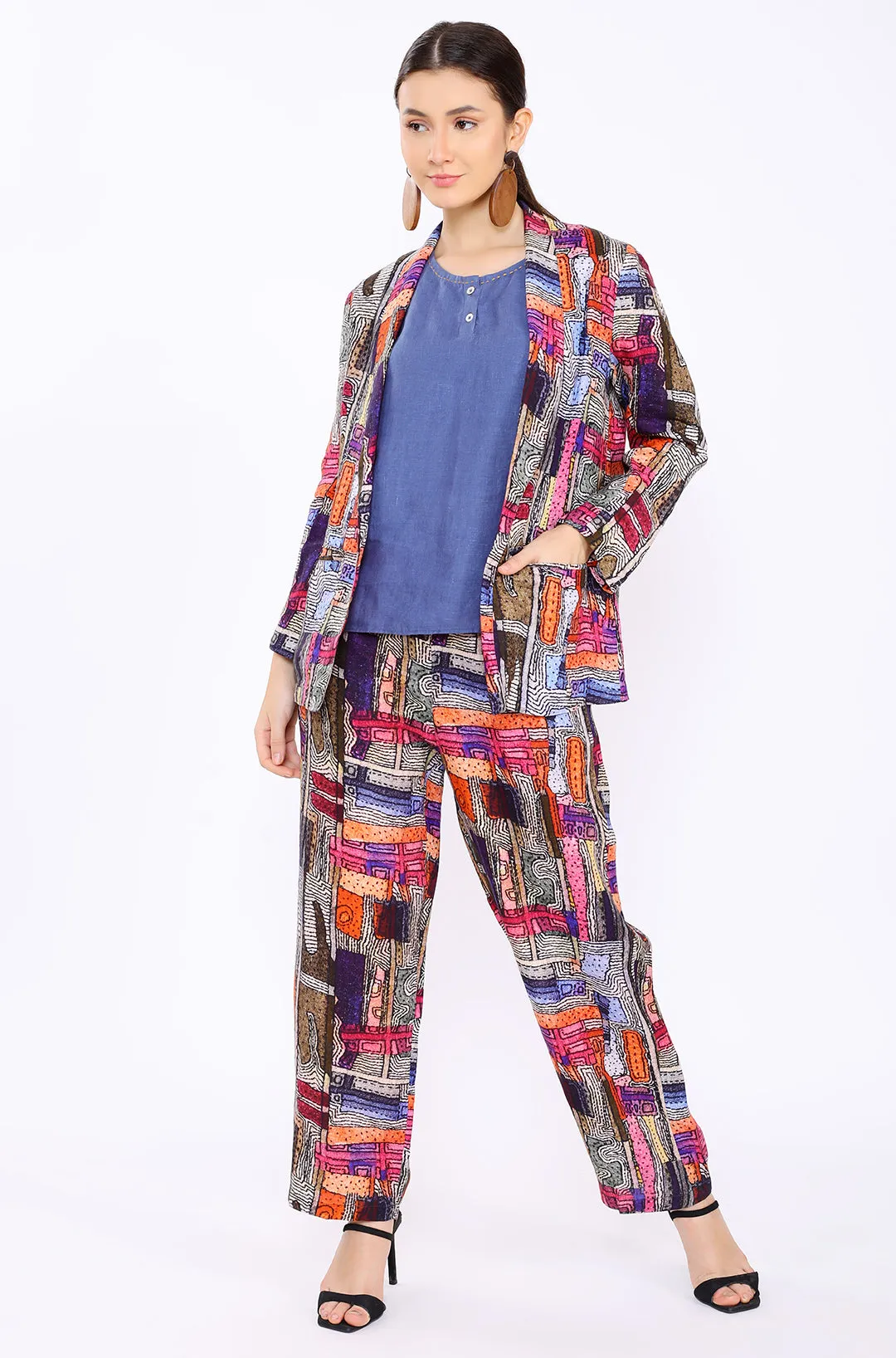 Tokyo Print Lounge Blazer