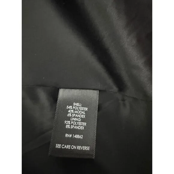 Torrid Black 3/4 Sleeve Blazer, Single Button, Soft, Stretchy Size 3 NWOT