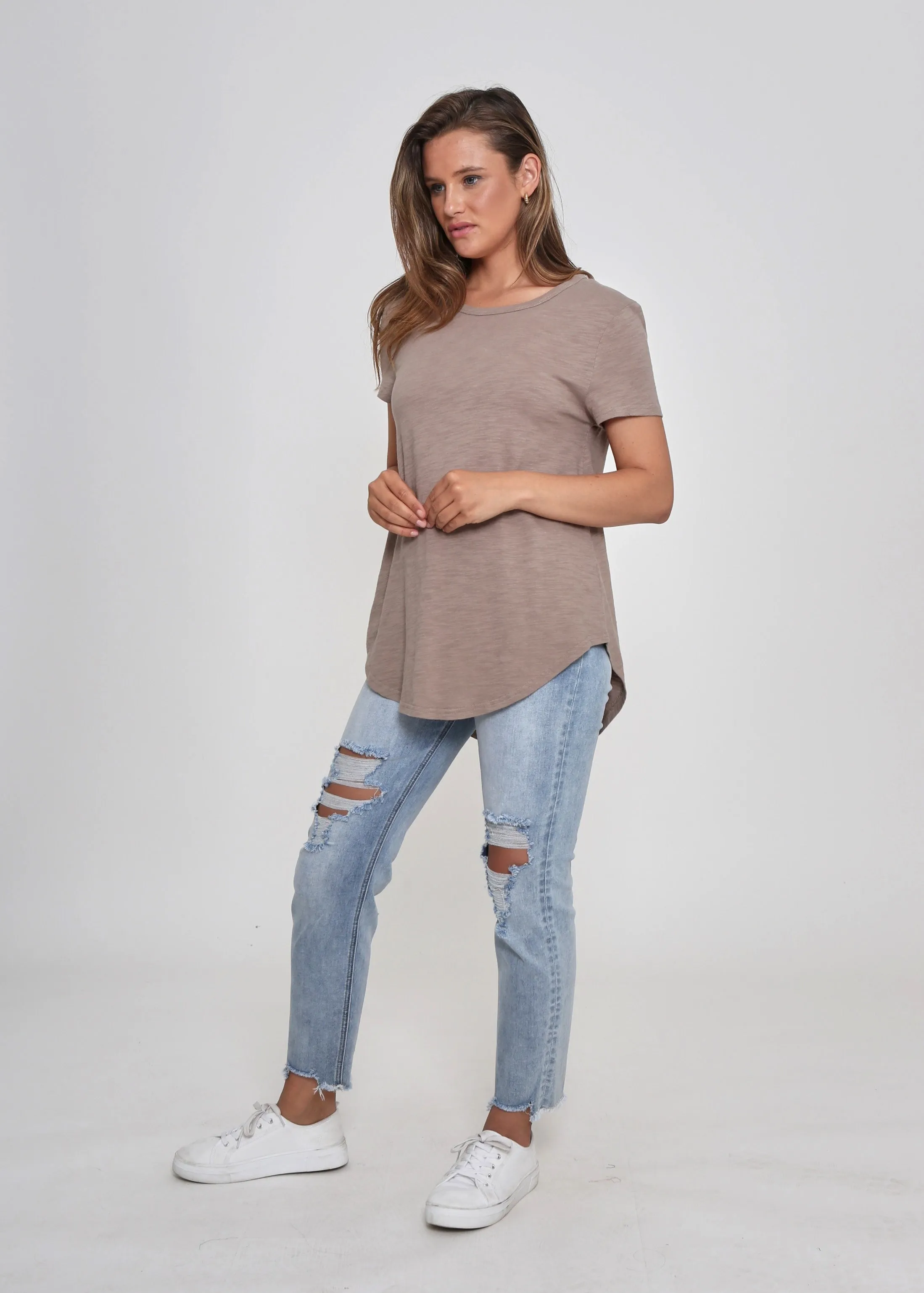 Tory Tee - Mocha